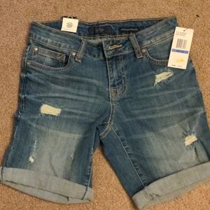 Jessica Simpson jean Bermuda shorts